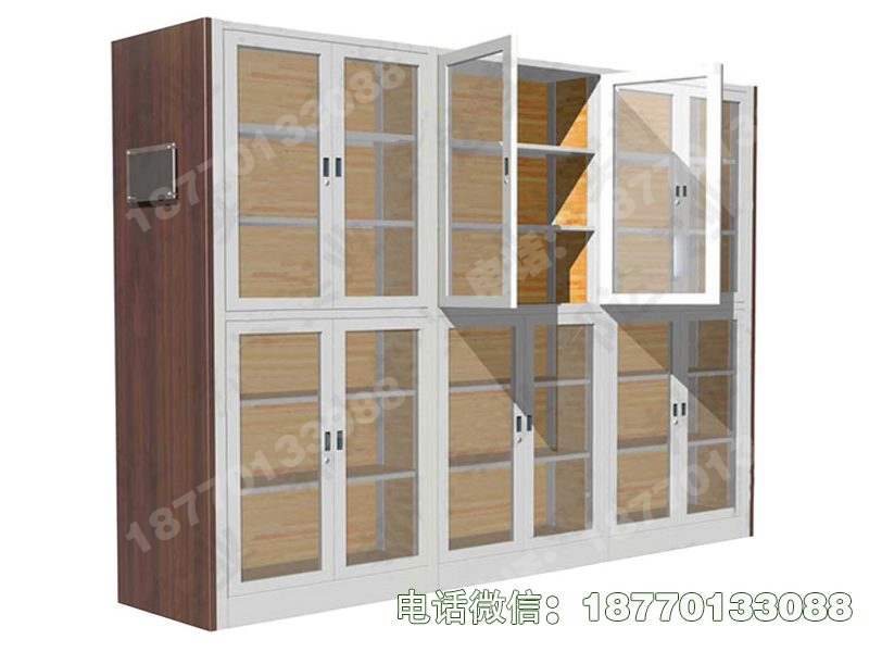 迪庆州木护板玻璃门文物储藏柜
